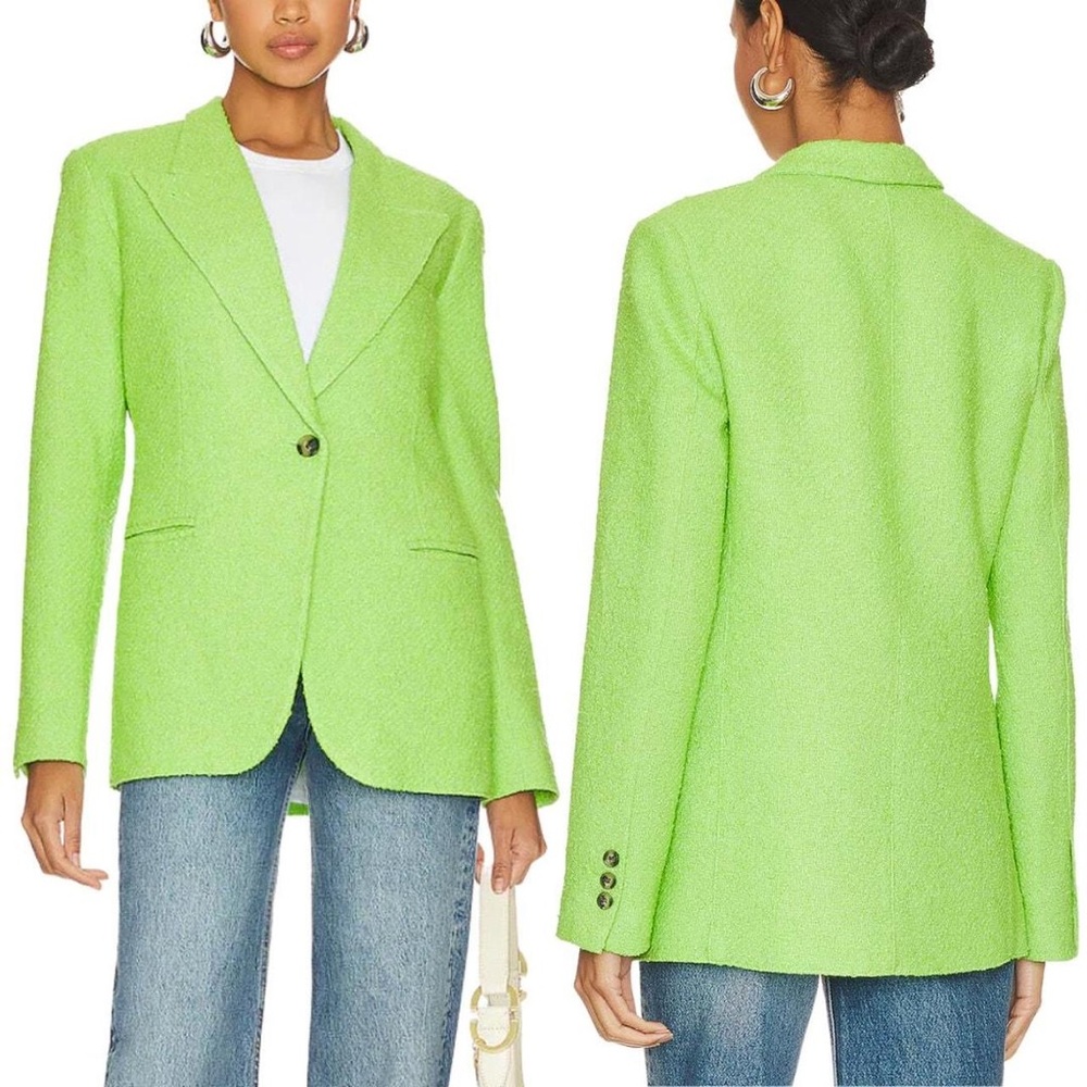 Smythe ‘90s Blazer in Lime Tweed